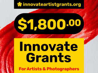 ❄️ $1,800.00 Innovate Grants for Art + Photo